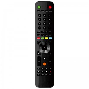 Las principales ventas de la fábrica de control remoto de televisión JVC de precisión multifuncional ir / RF control remoto de televisión inalámbrica para todas las marcas de televisión / set top box